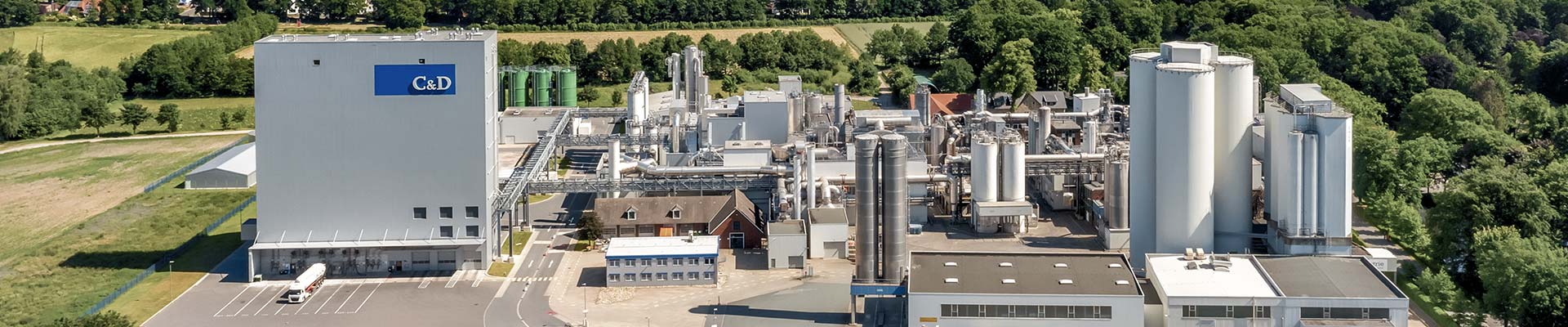 The headquarters of the Crespel & Deiters Group in Germany is where the production of wheat starches and wheat proteins takes place, as well as the production of the highly functional products of the brands | Crespel & Deiters